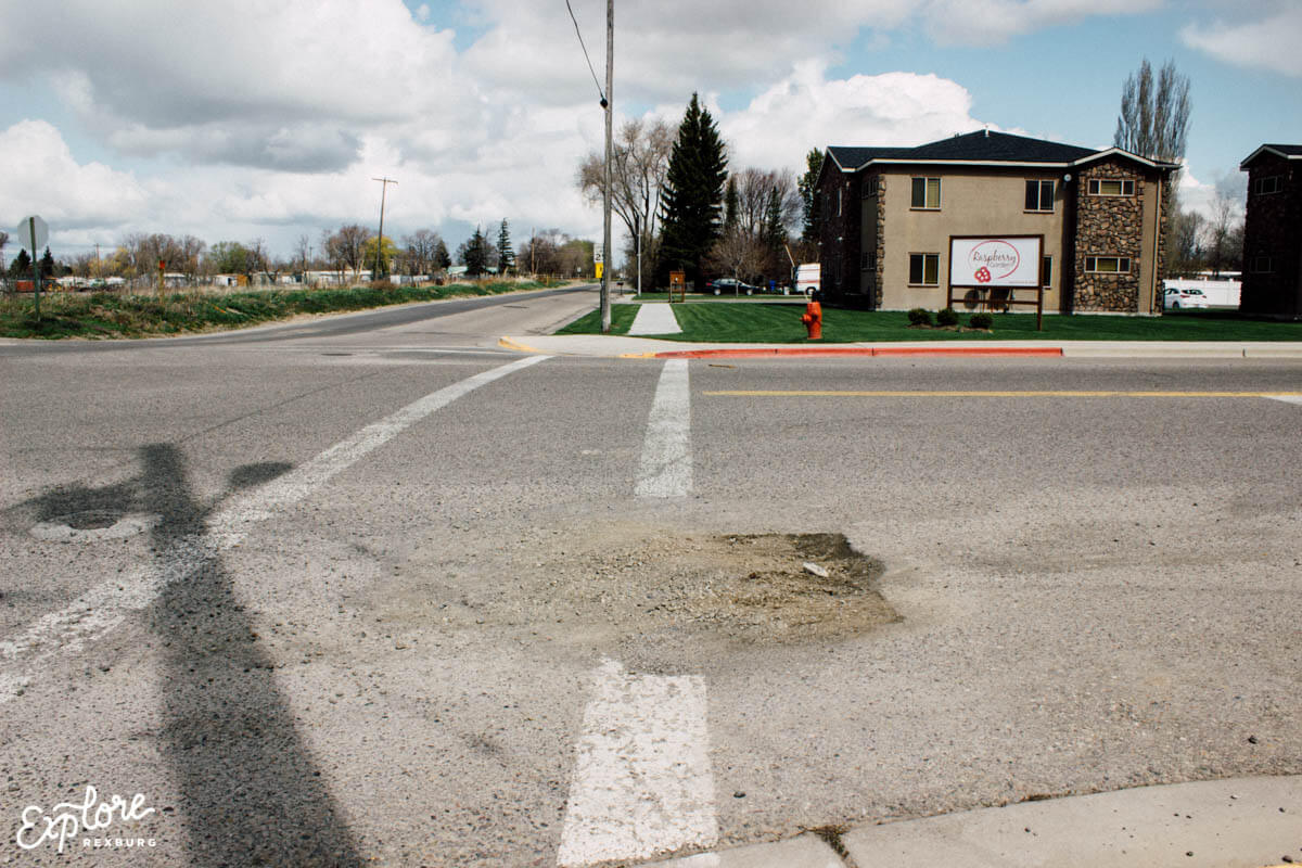 Rexburg pothole