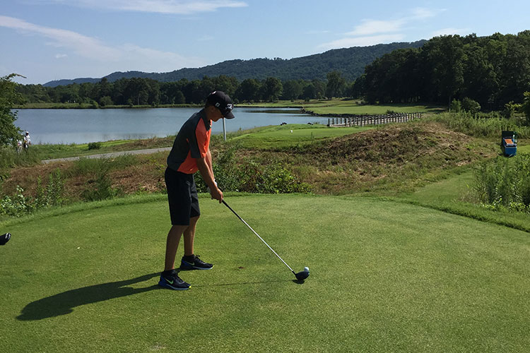 madison varisty golf team golfing