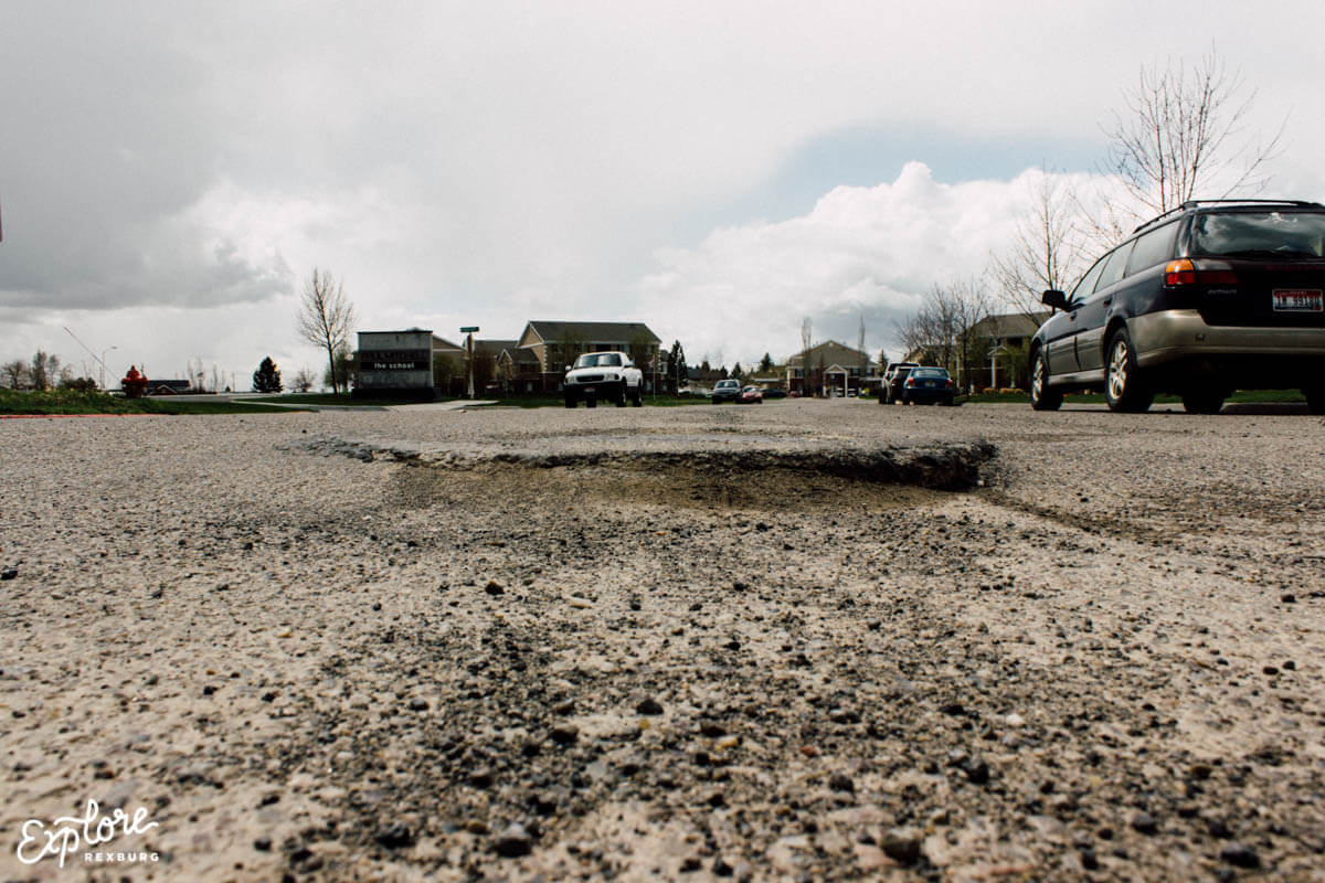 Rexburg pothole