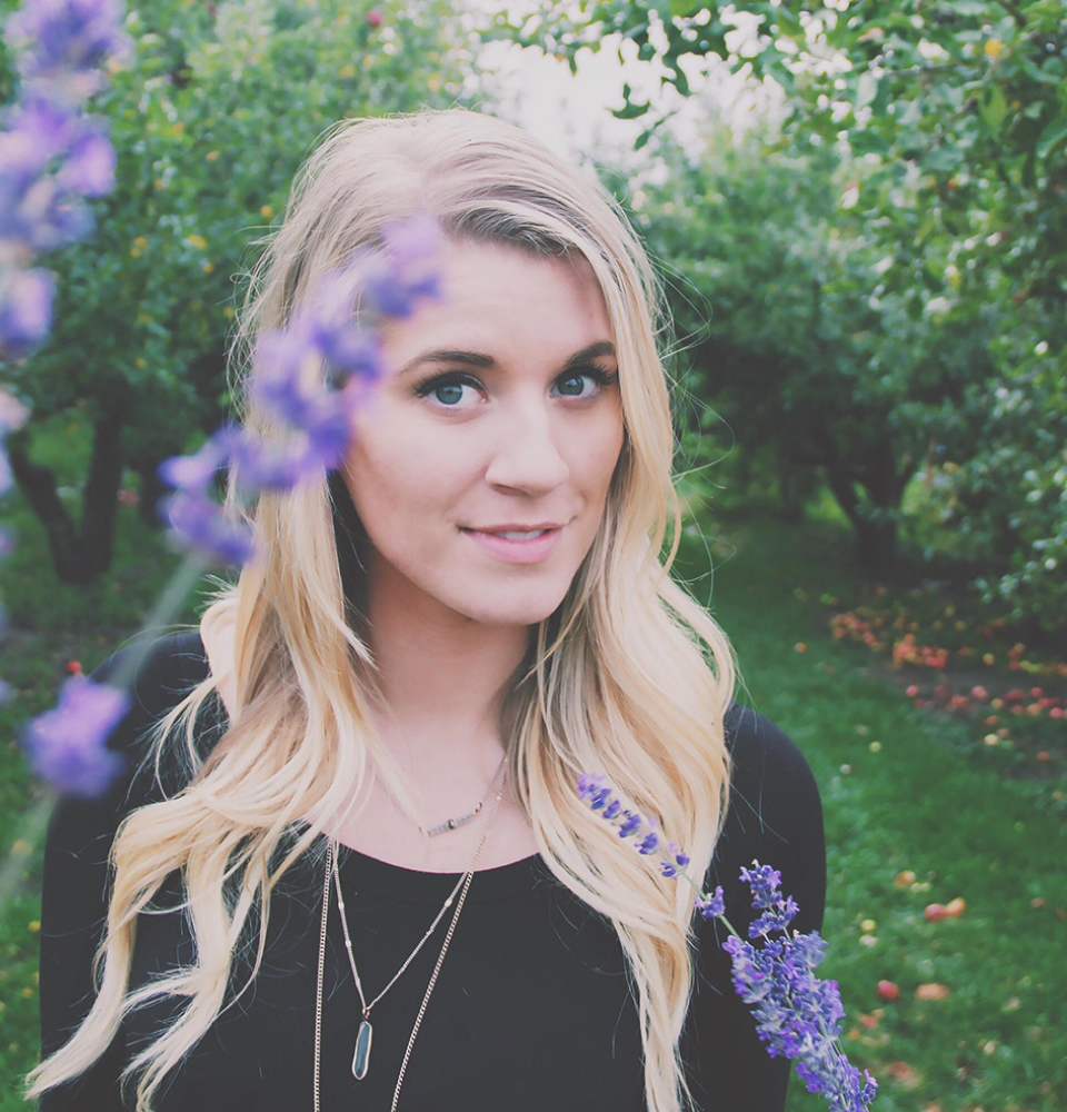 Photo Shoot Locations Near Rexburg photo of a girl in the BYU-Idaho Apple Orchards