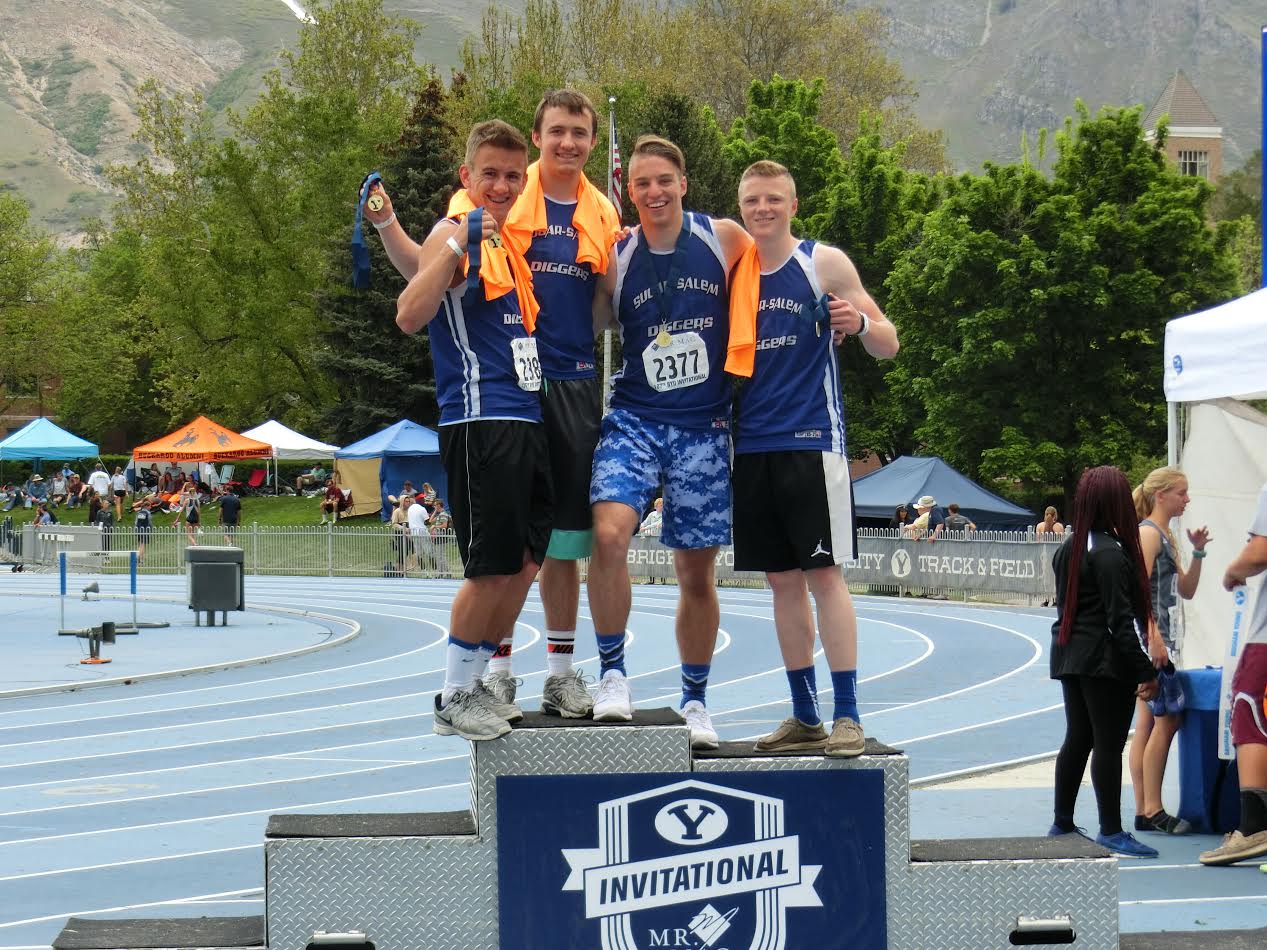 Sugar Salem attends the BYU Invitational Track Meet Explore Rexburg