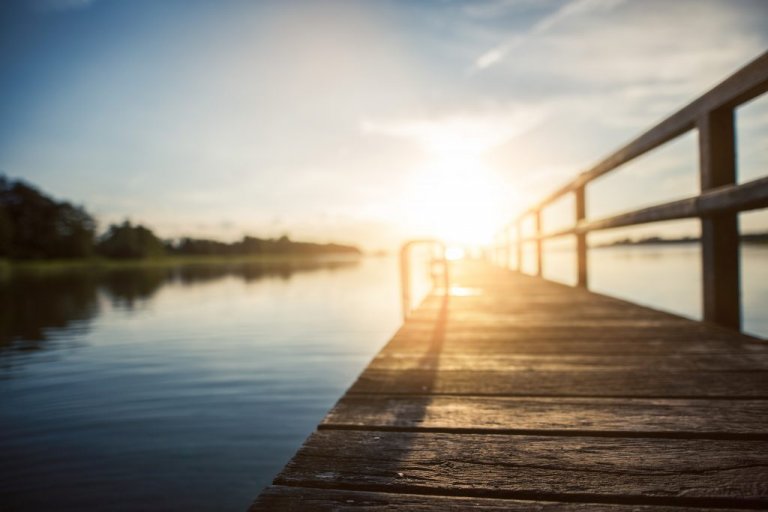 Swimming is a natural thing to do on the longest day of the year.