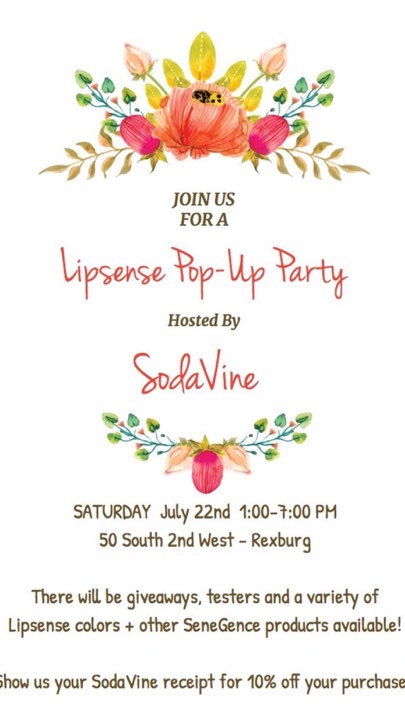 Lipsense Pop-Up Party