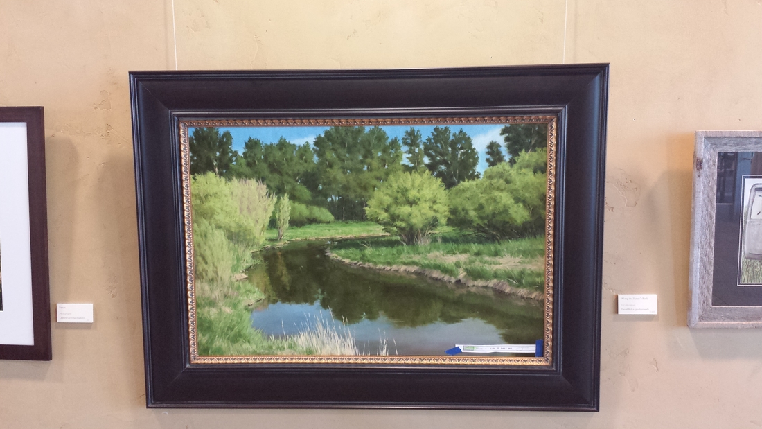 Art Grows Rexburg runs the art exhibit to display professional, amateur, and student art.