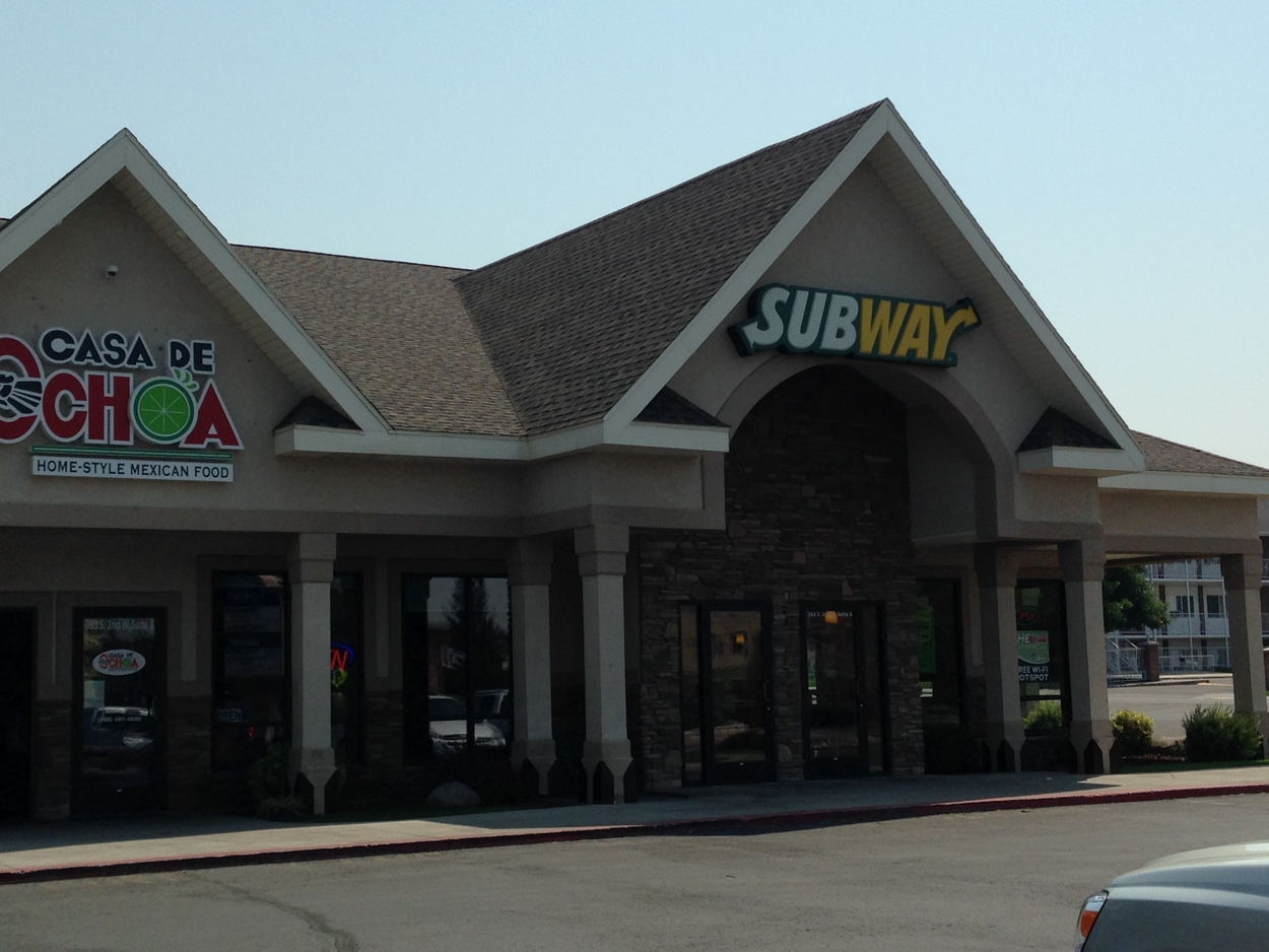 Subway is one of the places to get sandwiches in Rexburg