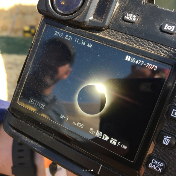 Eclipse photo by @taylorhercules