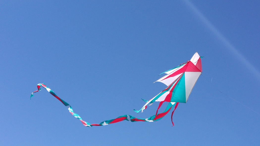 Flying kites is one of the cheap dates