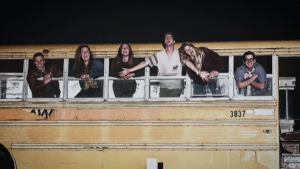 The Rexburg Straw Maze includes fun obstacles like a haunted bus.