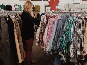 Thrift shopping can be fun.