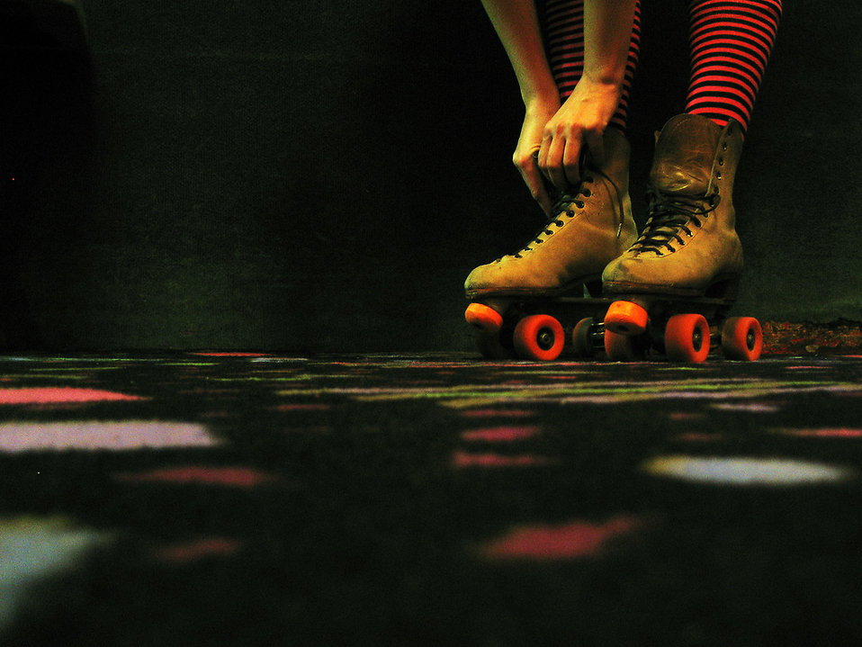 One of the best winter date ideas in Rexburg is to go roller skating at the MC Building.