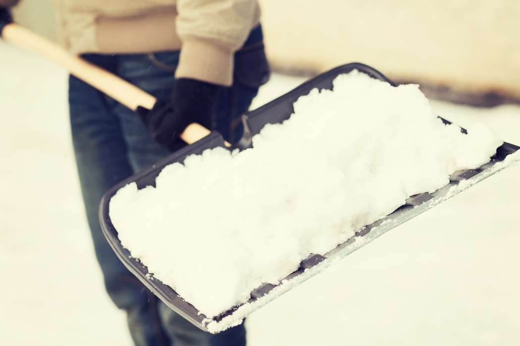 Helping others move snow is a good way to give back this Christmas season.