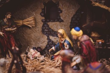 Read the story of Christ's birth as one of your Christmas traditions.