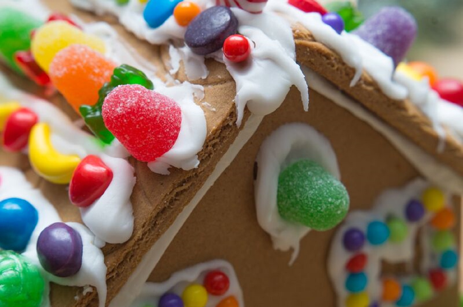 Making gingerbread houses also makes for fun winter date ideas.