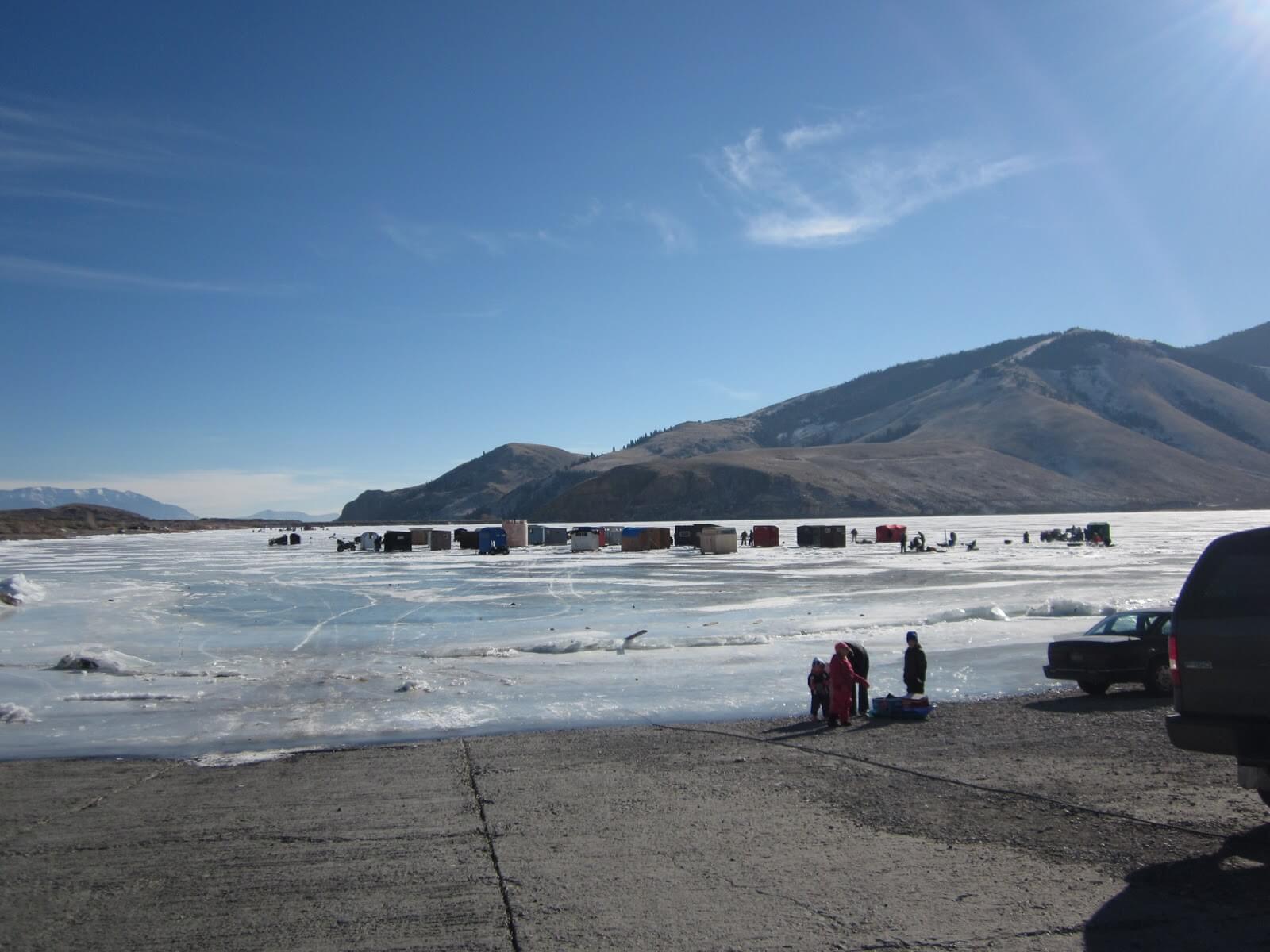 Ice fishing in Rexburg is good for your health.