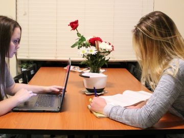 Having a study buddy brings a good social aspect to it.