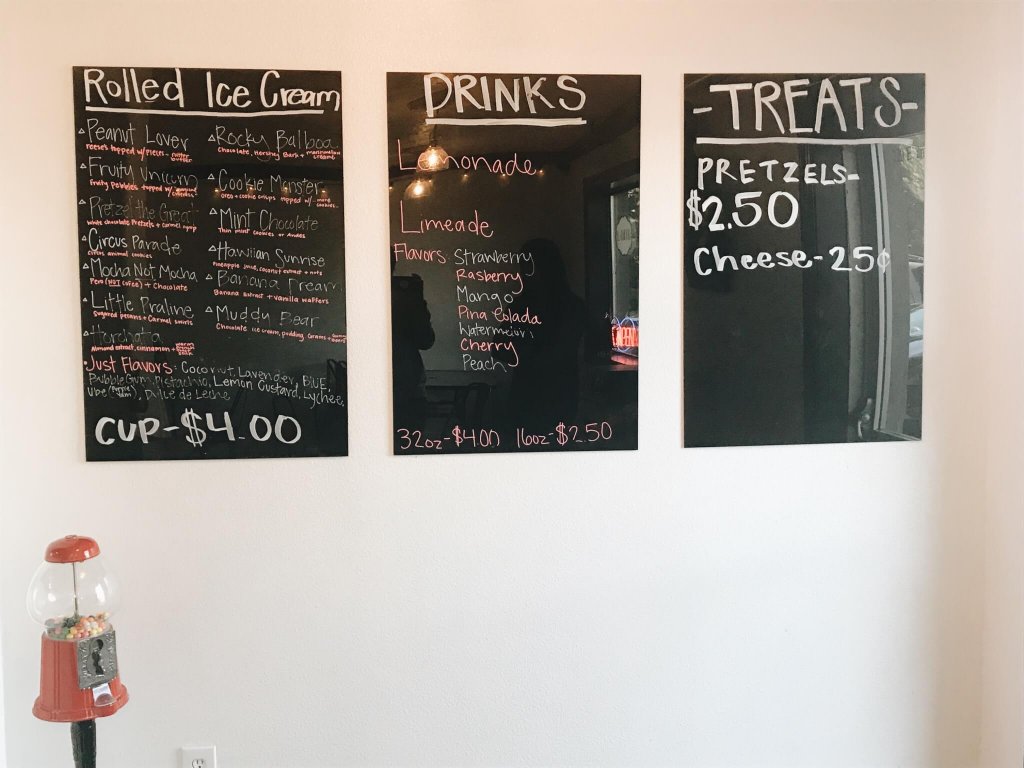 Fair Land Lemonade & Treat Parlor menu