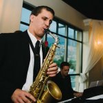 Saxophonist in the Rexburg jazz scene