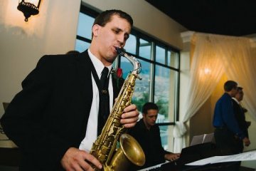 Saxophonist in the Rexburg jazz scene