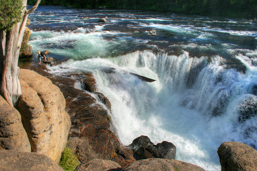 Sheep Falls is one of the waterfalls near Rexburg.