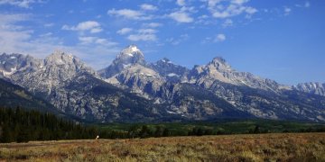 Tetons from Wyoming side, featured on new Kanye West Album YE
