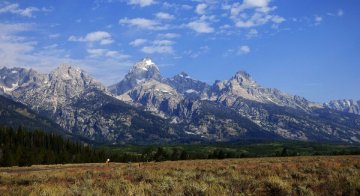 Tetons from Wyoming side, featured on new Kanye West Album YE