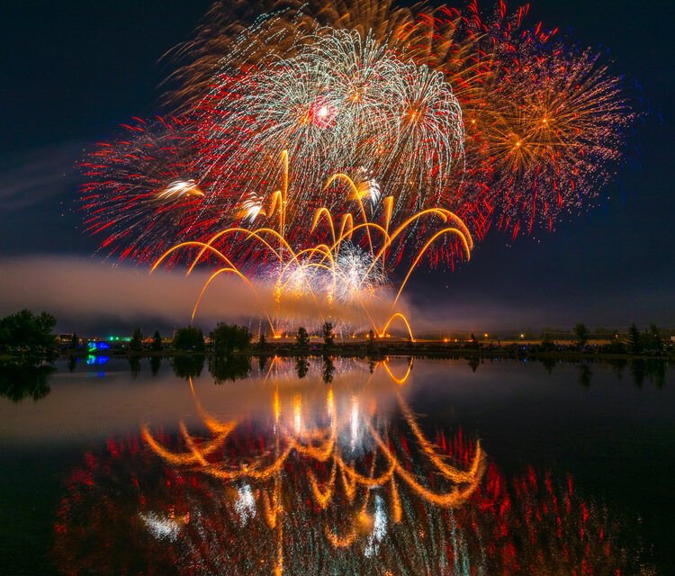 Idaho Falls is one of the best places to watch fireworks.