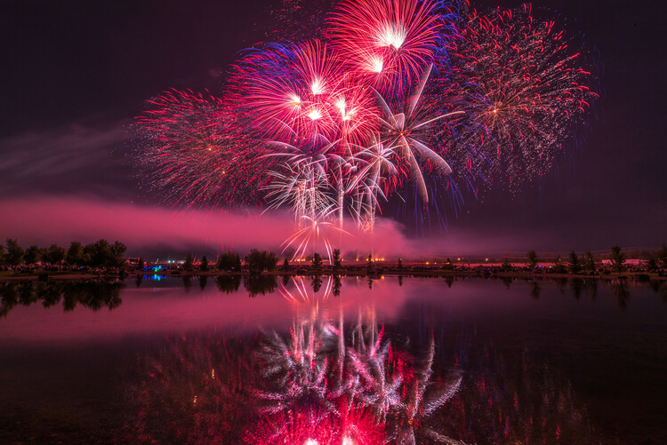 Idaho Falls is one of the best places to watch fireworks.