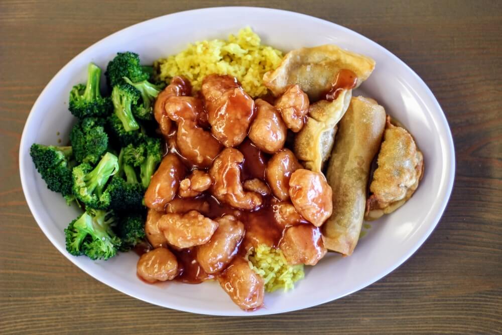 Sweet and sour chicken at Steak and Kebab Hut