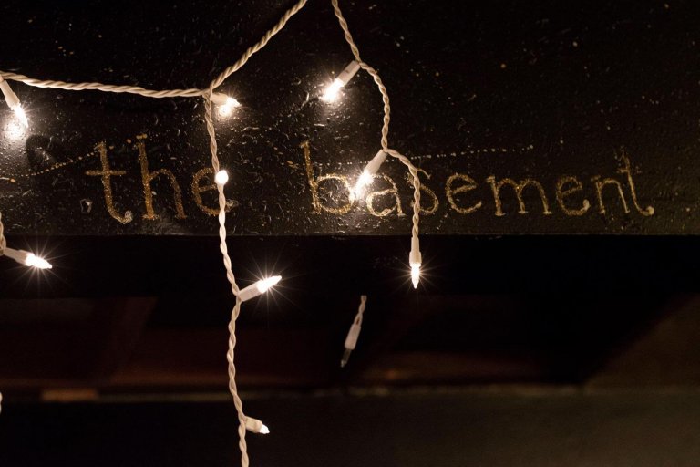 The Basement, with lights