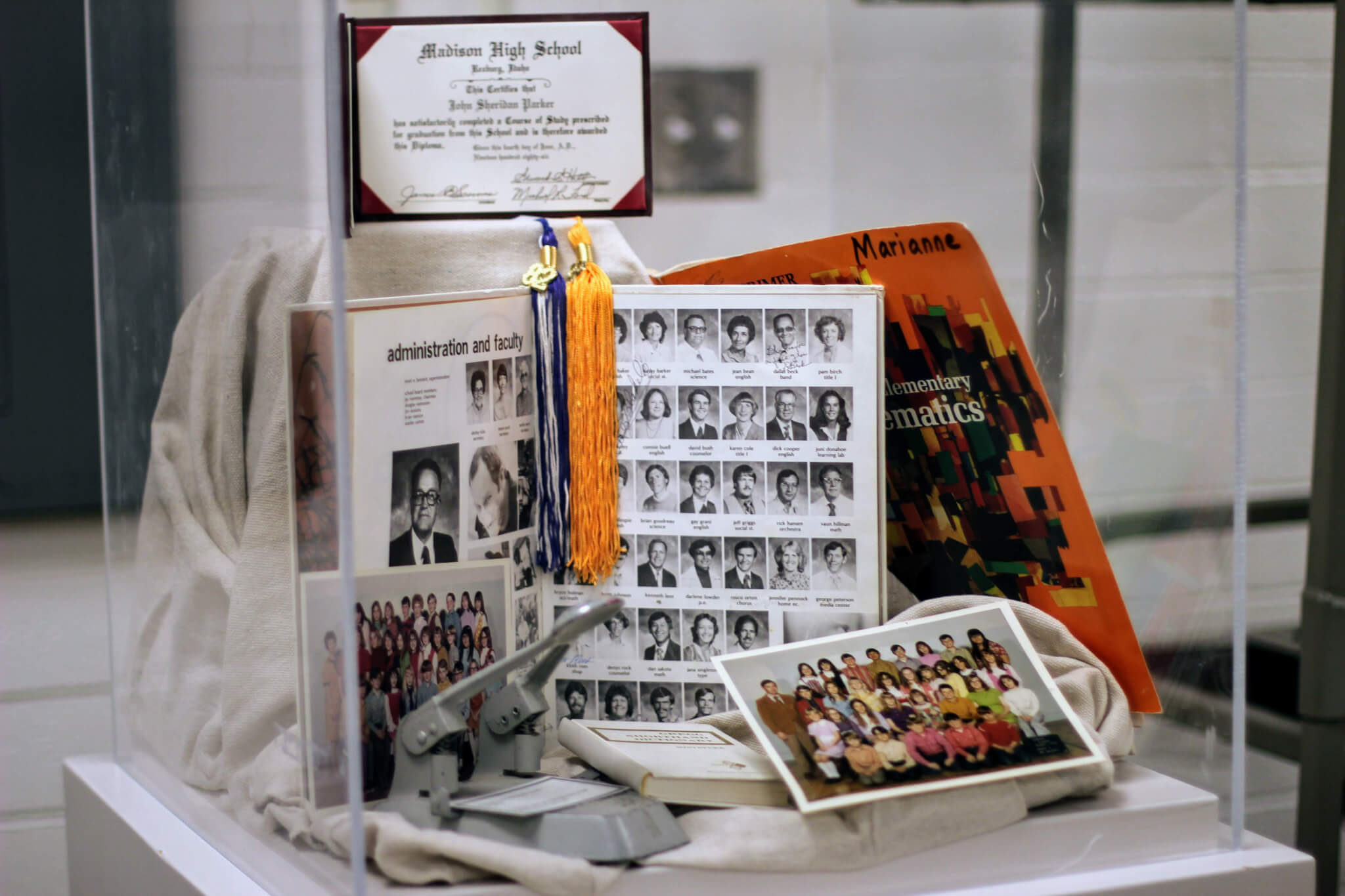 Special Collections exhibit includes memorabilia from several decades