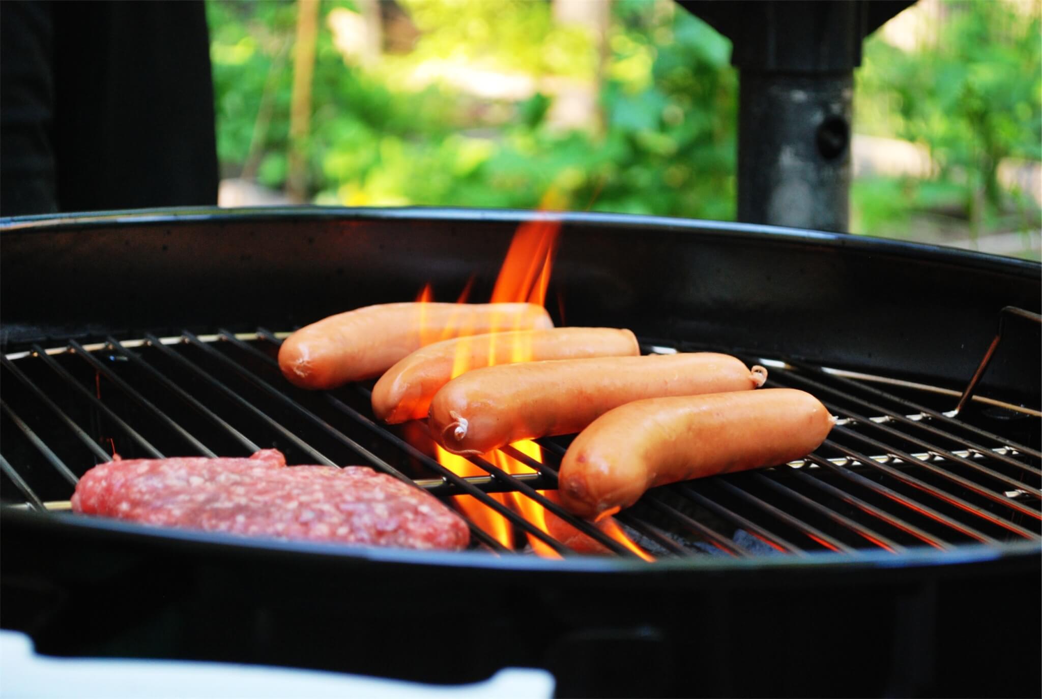 Summer cookout means food