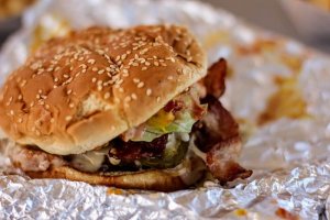 T-Rex Burgers burger
