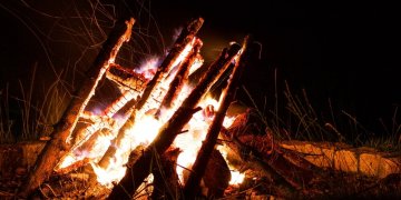 Bonfire in Rexburg