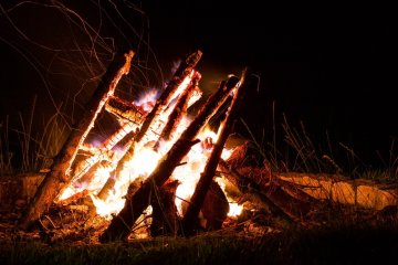 Bonfire in Rexburg