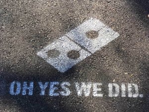 Domino's Pizza Pothole