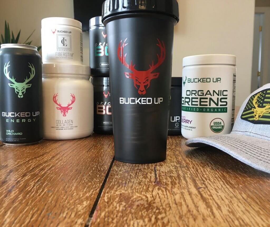 Bucked Up Perfect Shaker Red & White