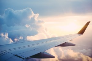 Plane Wing Travel Destination