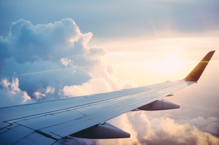 Plane Wing Travel Destination